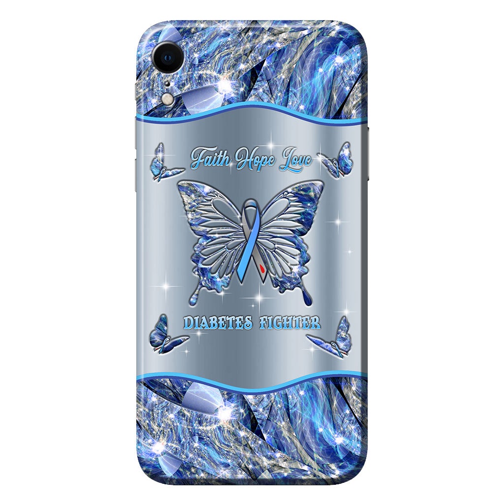 Faith Hope Love - Diabetes Awareness Personalized Phone Case