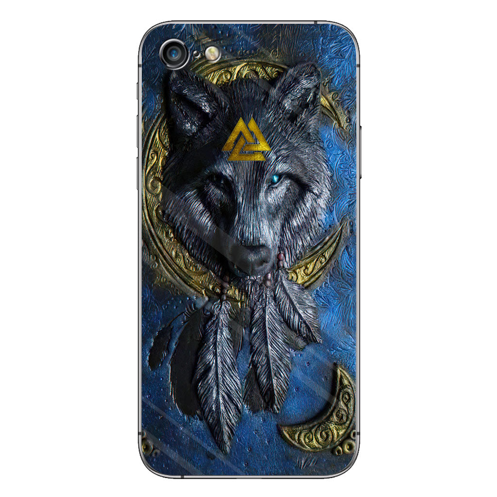 Viking Wolf - Phone Case With 3D Pattern Print