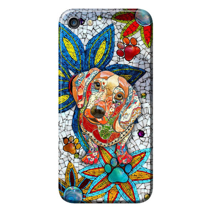 Love Dachshunds Ceramic Pattern Print Phone Case