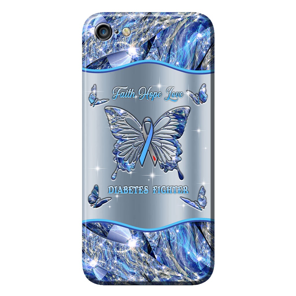 Faith Hope Love - Diabetes Awareness Personalized Phone Case