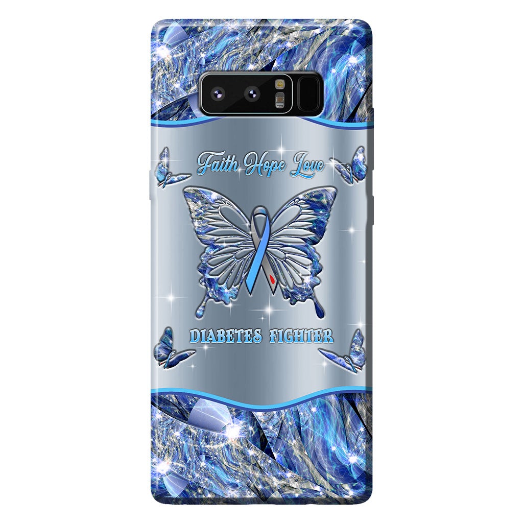 Faith Hope Love - Diabetes Awareness Personalized Phone Case