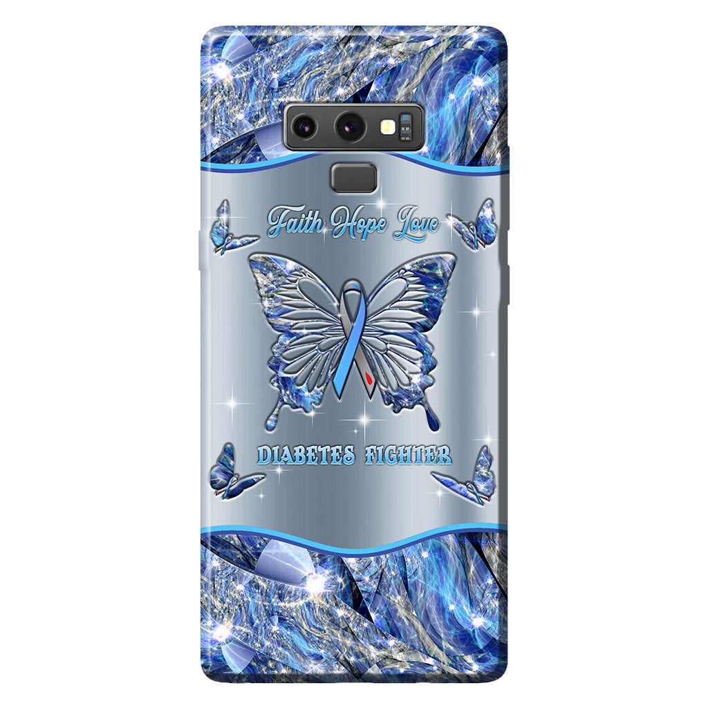 Faith Hope Love - Diabetes Awareness Personalized Phone Case