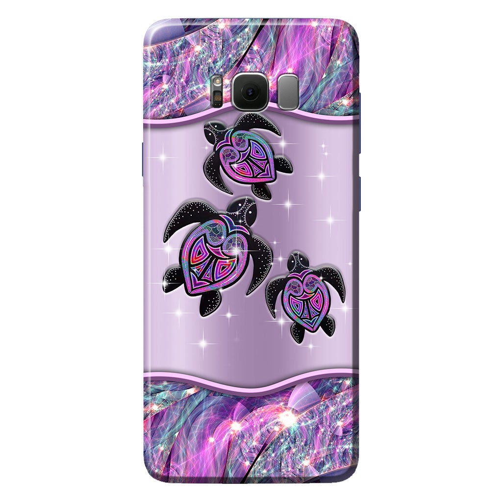 Purple Turtle - Aboriginal Australian Personalized Phone Case