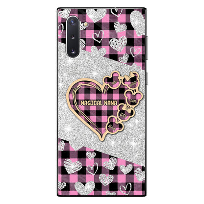 Valentine Heart Grandma - Personalized Grandma Phone Case