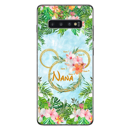 Tropical Mouse Ears Nana - Personalized Grandma Phone Case