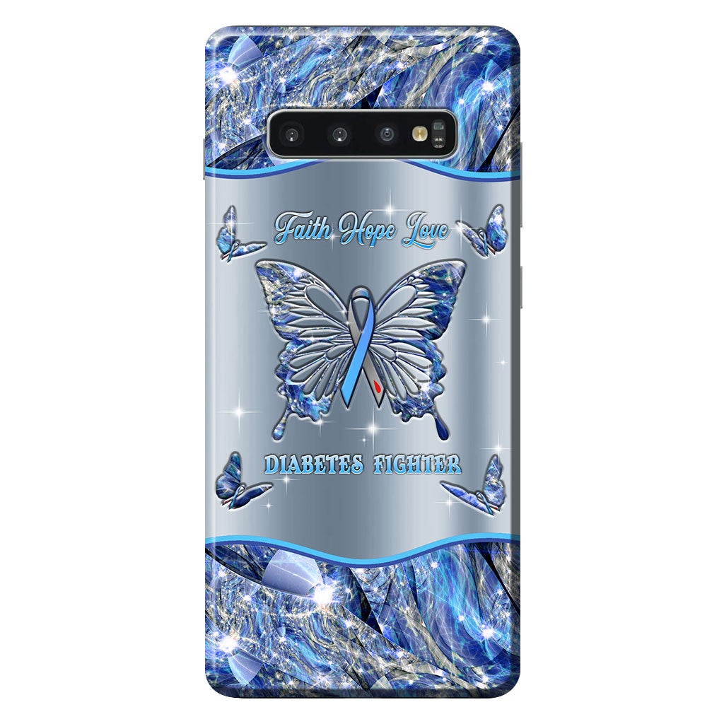 Faith Hope Love - Diabetes Awareness Personalized Phone Case