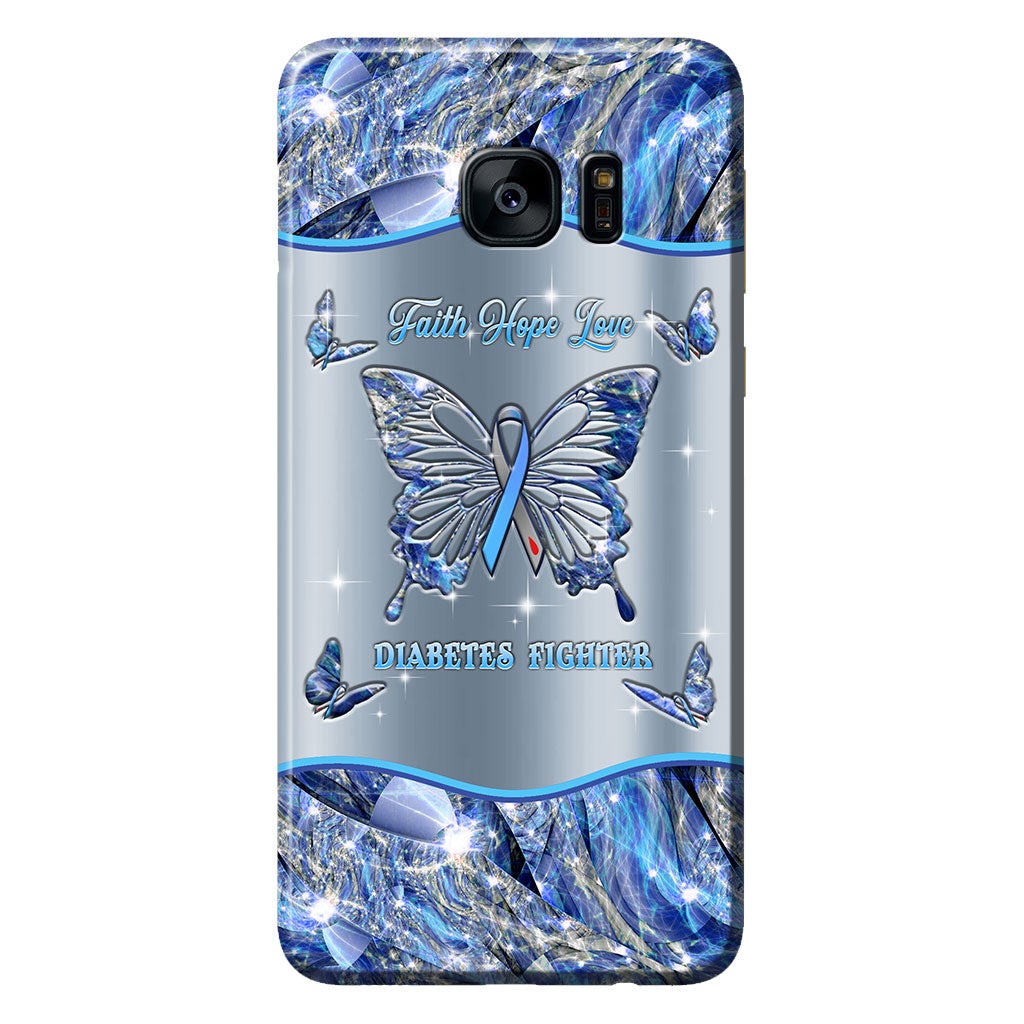 Faith Hope Love - Diabetes Awareness Personalized Phone Case