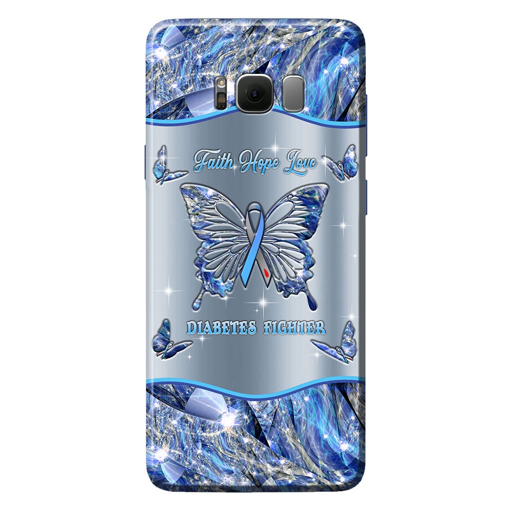 Faith Hope Love - Diabetes Awareness Personalized Phone Case