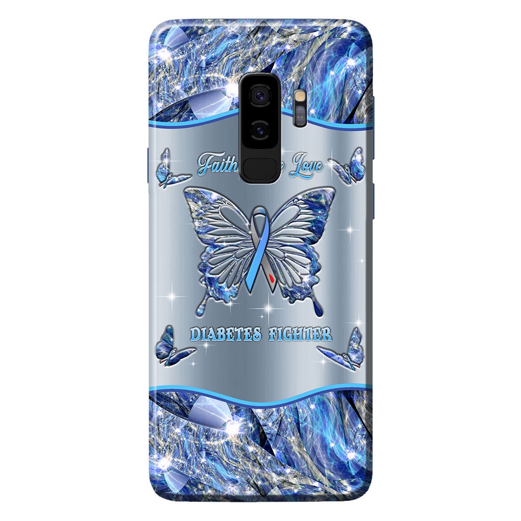 Faith Hope Love - Diabetes Awareness Personalized Phone Case