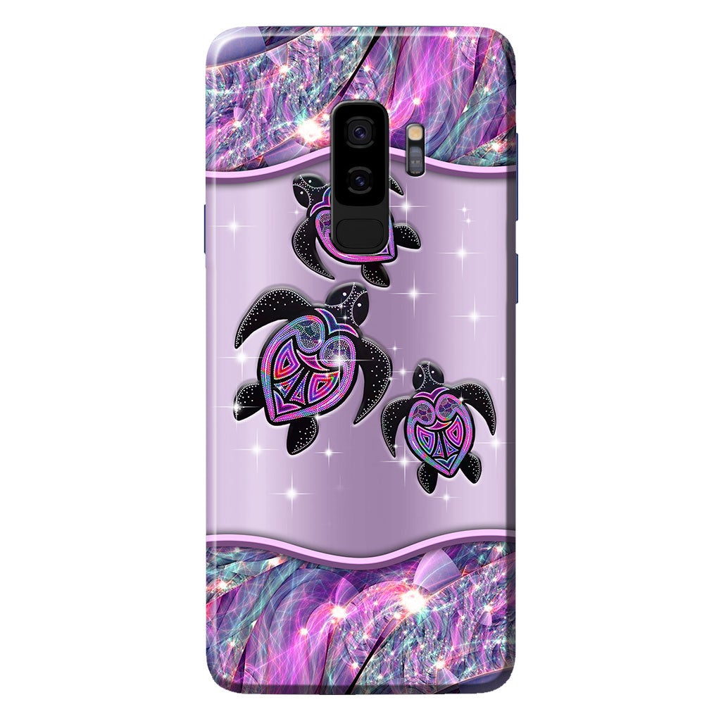 Purple Turtle - Aboriginal Australian Personalized Phone Case