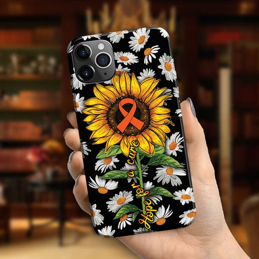 Hope For A Cure  - Multiple Sclerosis Awareness Phone Case 092021