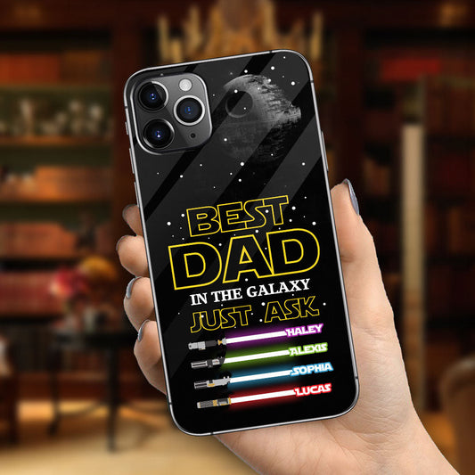 Best Dad In The Galaxy - Personalized Father's Day Phone Case